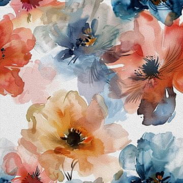VANJSKI DEKOSTOFFE OXFORD - Motiv Blumen I DX5580