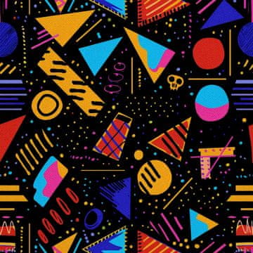 VANJSKI DEKOSTOFFE OXFORD - Motiv Geometrisch I DX3563