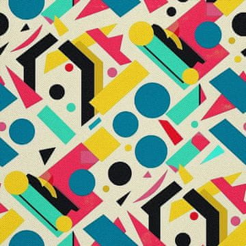 VANJSKI DEKOSTOFFE OXFORD - Motiv Geometrisch I DX3123