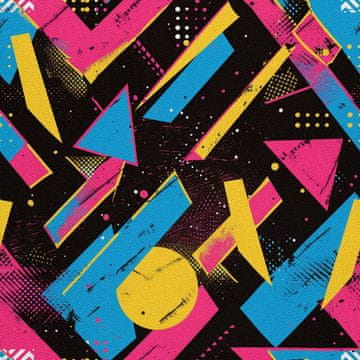 VANJSKI DEKOSTOFFE OXFORD - Motiv Geometrisch I DX3456