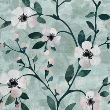 VANJSKI DEKOSTOFFE OXFORD - Motiv Frühling I DX7397