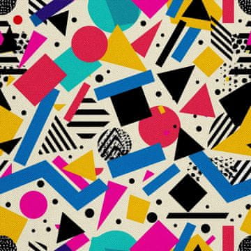 VANJSKI DEKOSTOFFE OXFORD - Motiv Geometrisch I DX3229