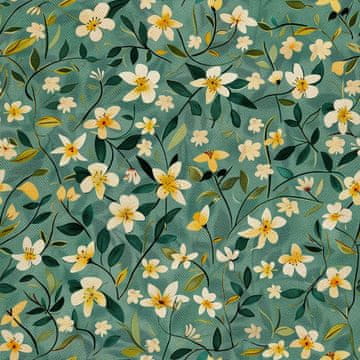 VANJSKI DEKOSTOFFE OXFORD - Motiv Frühling I DX7104