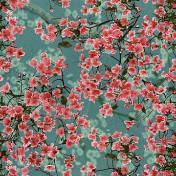 VANJSKI DEKOSTOFFE OXFORD - Motiv Frühling I DX7316