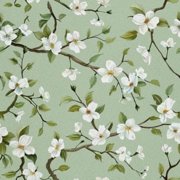 VANJSKI DEKOSTOFFE OXFORD - Motiv Frühling I DX7229