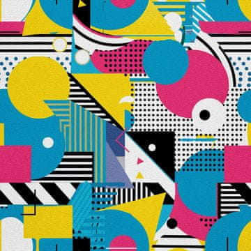 VANJSKI DEKOSTOFFE OXFORD - Motiv Geometrisch I DX3471