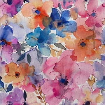 VANJSKI DEKOSTOFFE OXFORD - Motiv Blumen I DX5670