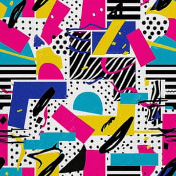 VANJSKI DEKOSTOFFE OXFORD - Motiv Geometrisch I DX3387
