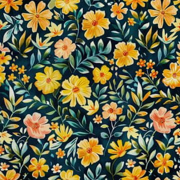 VANJSKI DEKOSTOFFE OXFORD - Motiv Frühling I DX7363