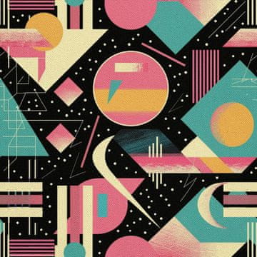 VANJSKI DEKOSTOFFE OXFORD - Motiv Geometrisch I DX3637