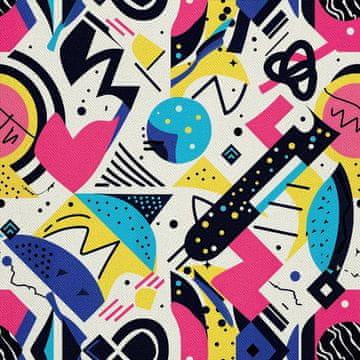 VANJSKI DEKOSTOFFE OXFORD - Motiv Geometrisch I DX3266