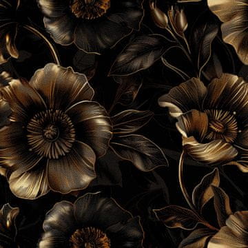 VANJSKI DEKOSTOFFE OXFORD - Motiv Blumen I DX5590