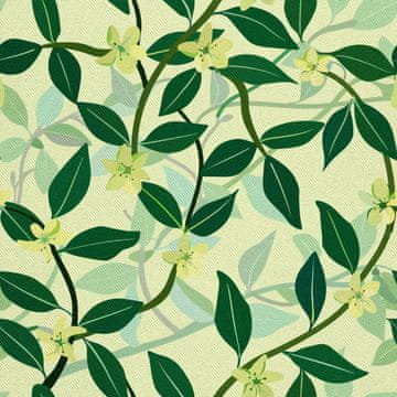VANJSKI DEKOSTOFFE OXFORD - Motiv Frühling I DX7271