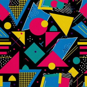 VANJSKI DEKOSTOFFE OXFORD - Motiv Geometrisch I DX3100