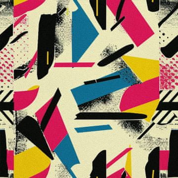 VANJSKI DEKOSTOFFE OXFORD - Motiv Geometrisch I DX3211