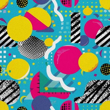 VANJSKI DEKOSTOFFE OXFORD - Motiv Geometrisch I DX3242