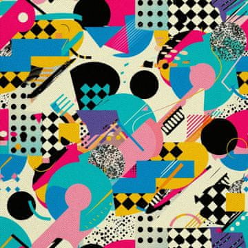 VANJSKI DEKOSTOFFE OXFORD - Motiv Geometrisch I DX3210