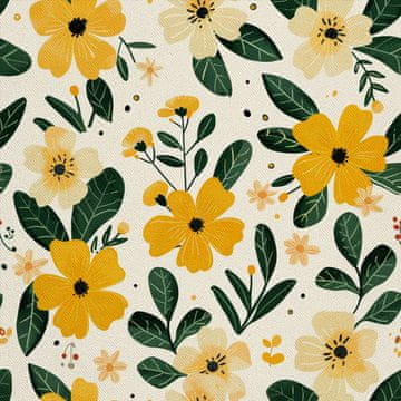 VANJSKI DEKOSTOFFE OXFORD - Motiv Frühling I DX7269