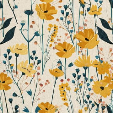 VANJSKI DEKOSTOFFE OXFORD - Motiv Frühling I DX7287