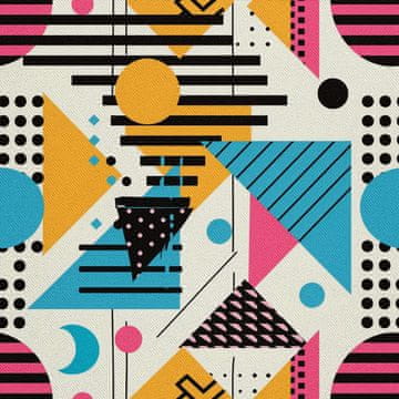 VANJSKI DEKOSTOFFE OXFORD - Motiv Geometrisch I DX3208