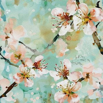 VANJSKI DEKOSTOFFE OXFORD - Motiv Frühling I DX7153