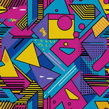 VANJSKI DEKOSTOFFE OXFORD - Motiv Geometrisch I DX3430
