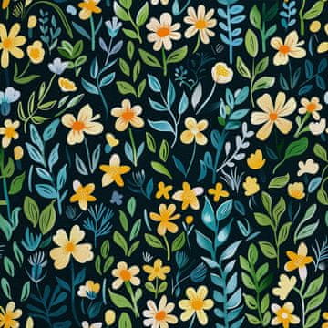 VANJSKI DEKOSTOFFE OXFORD - Motiv Frühling I DX7289