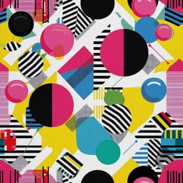 VANJSKI DEKOSTOFFE OXFORD - Motiv Geometrisch I DX3104