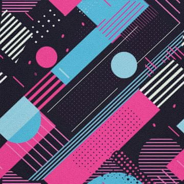 VANJSKI DEKOSTOFFE OXFORD - Motiv Geometrisch I DX3154