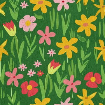 VANJSKI DEKOSTOFFE OXFORD - Motiv Frühling I DX7191