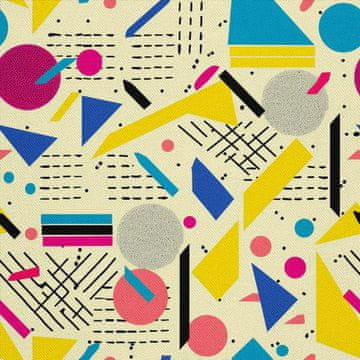VANJSKI DEKOSTOFFE OXFORD - Motiv Geometrisch I DX3294