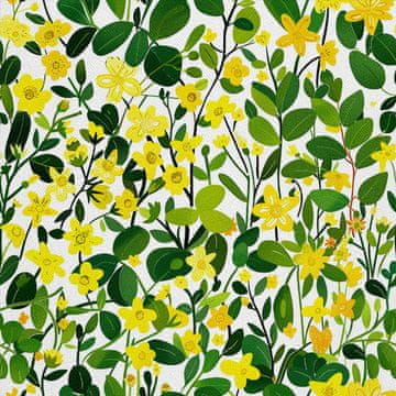 VANJSKI DEKOSTOFFE OXFORD - Motiv Frühling I DX7112