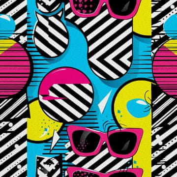 VANJSKI DEKOSTOFFE OXFORD - Motiv Geometrisch I DX3131