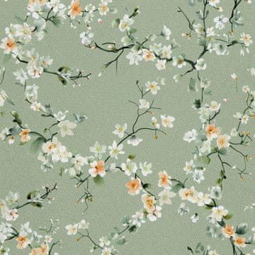 VANJSKI DEKOSTOFFE OXFORD - Motiv Frühling I DX7273