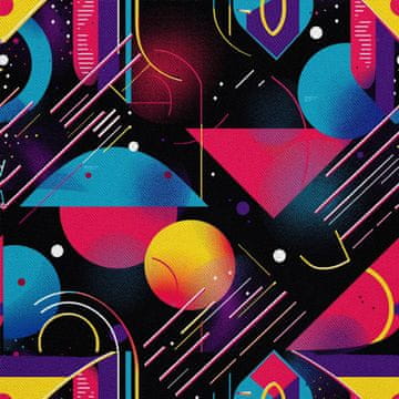 VANJSKI DEKOSTOFFE OXFORD - Motiv Geometrisch I DX3408