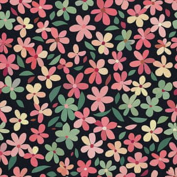 VANJSKI DEKOSTOFFE OXFORD - Motiv Blumen I DX5584