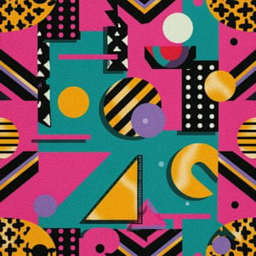VANJSKI DEKOSTOFFE OXFORD - Motiv Geometrisch I DX3205