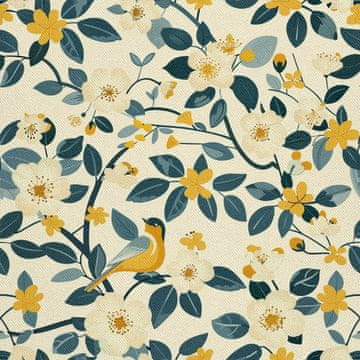 VANJSKI DEKOSTOFFE OXFORD - Motiv Frühling I DX7239