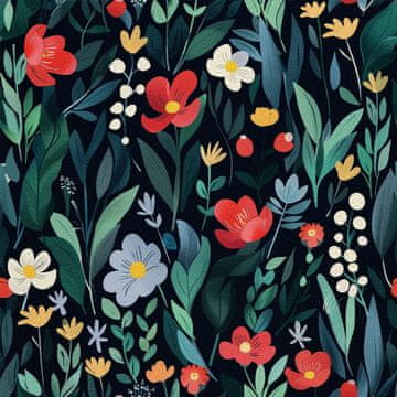 VANJSKI DEKOSTOFFE OXFORD - Motiv Frühling I DX7234