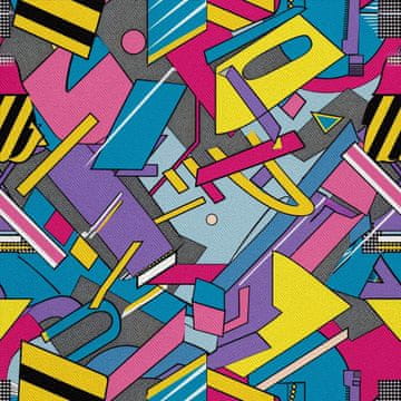 VANJSKI DEKOSTOFFE OXFORD - Motiv Geometrisch I DX3465