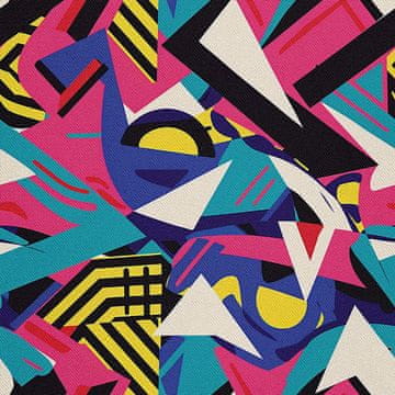 VANJSKI DEKOSTOFFE OXFORD - Motiv Geometrisch I DX3437