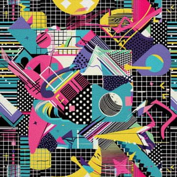 VANJSKI DEKOSTOFFE OXFORD - Motiv Geometrisch I DX3533