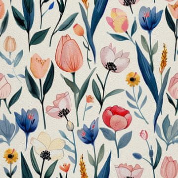 VANJSKI DEKOSTOFFE OXFORD - Motiv Frühling I DX7205