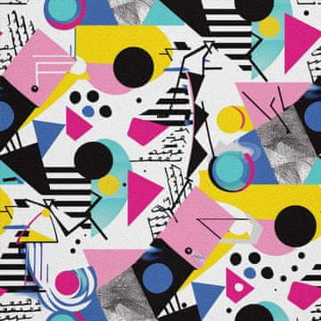 VANJSKI DEKOSTOFFE OXFORD - Motiv Geometrisch I DX3141