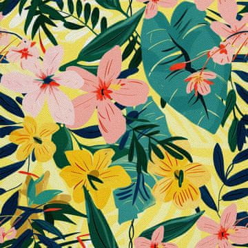 VANJSKI DEKOSTOFFE OXFORD - Motiv Frühling I DX7186