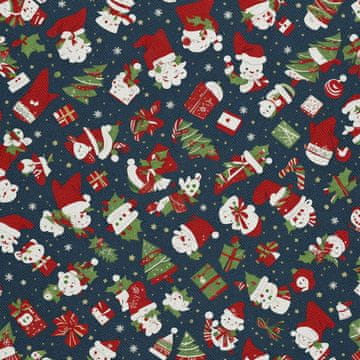 VANJSKI DEKOSTOFFE OXFORD - Motiv Weihnachtsferien | DX1892