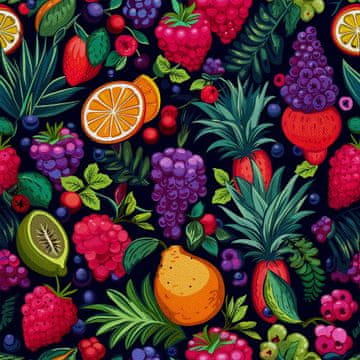 VANJSKI DEKOSTOFFE OXFORD - Motiv Obst | DX6156