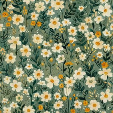 VANJSKI DEKOSTOFFE OXFORD - Motiv Frühling I DX7565