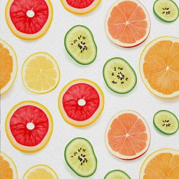 VANJSKI DEKOSTOFFE OXFORD - Motiv Obst | DX6522