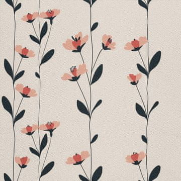 VANJSKI DEKOSTOFFE OXFORD - Motiv Frühling I DX7480